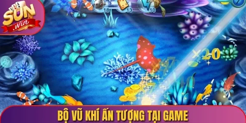 Bộ vũ khí ấn tượng tại game