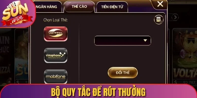 Bộ quy tắc để rút thưởng
