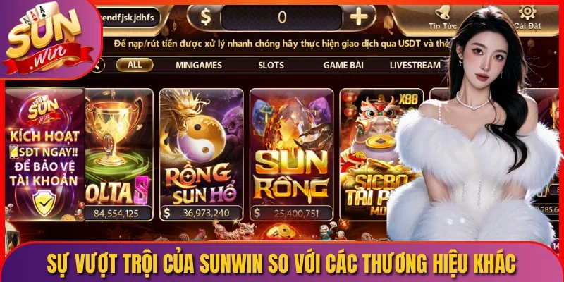 Sự vượt trội của Sunwin so với các thương hiệu khác